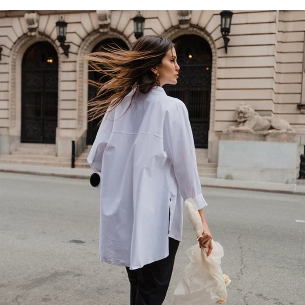 Aday something borrowed white shirt M
